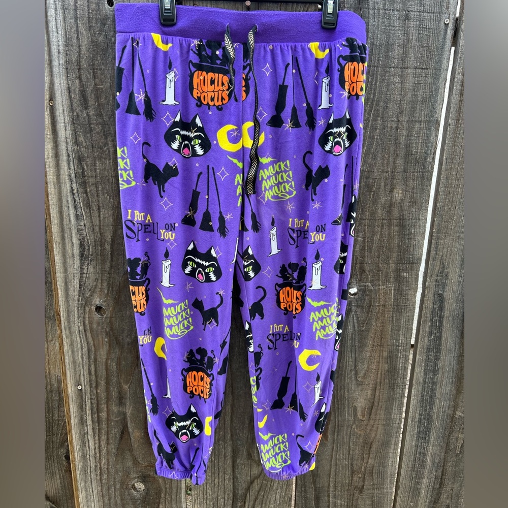 Hocus Pocus velour pajama pants